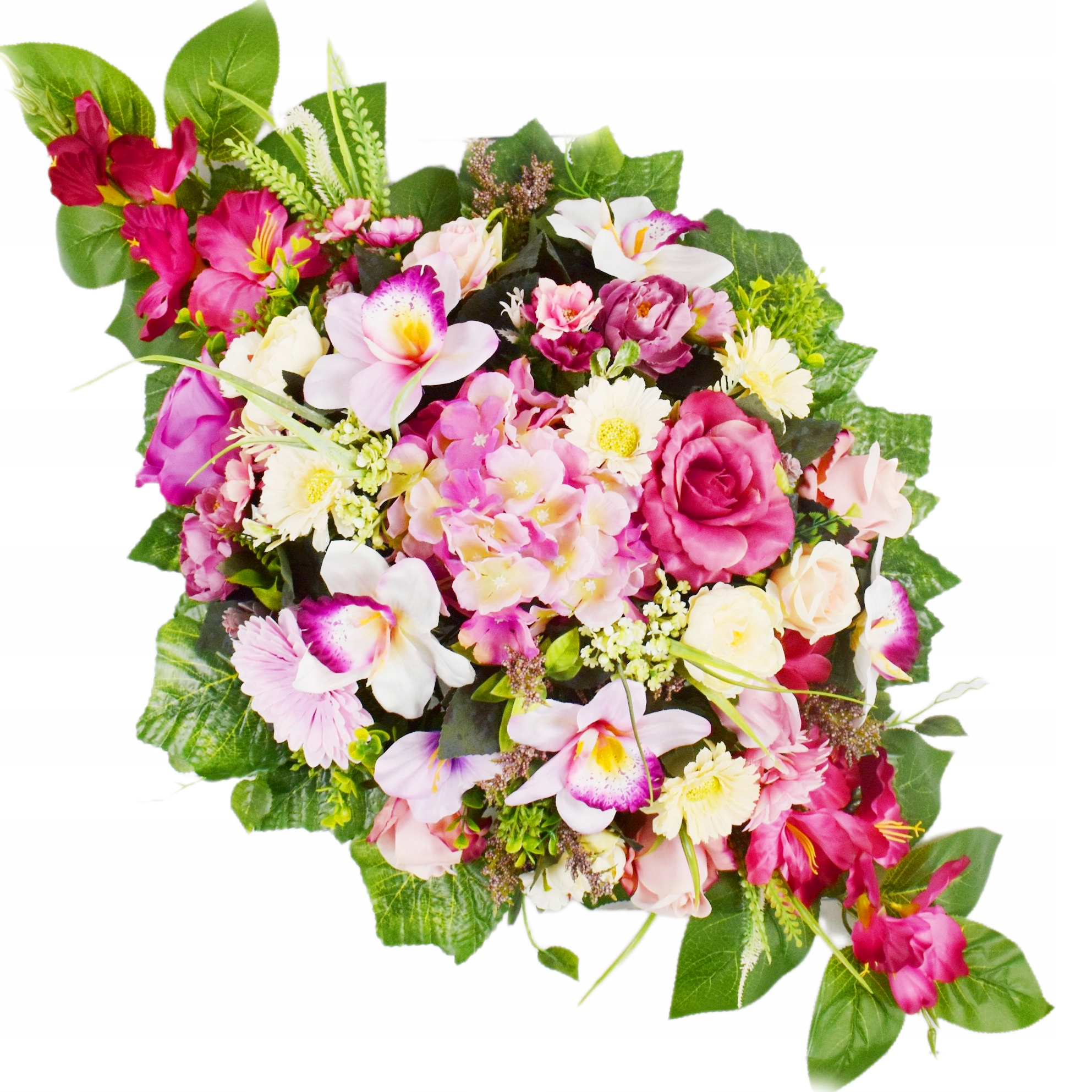 

Sztuczne kwiaty stroik na grób kompozycja cmentarz