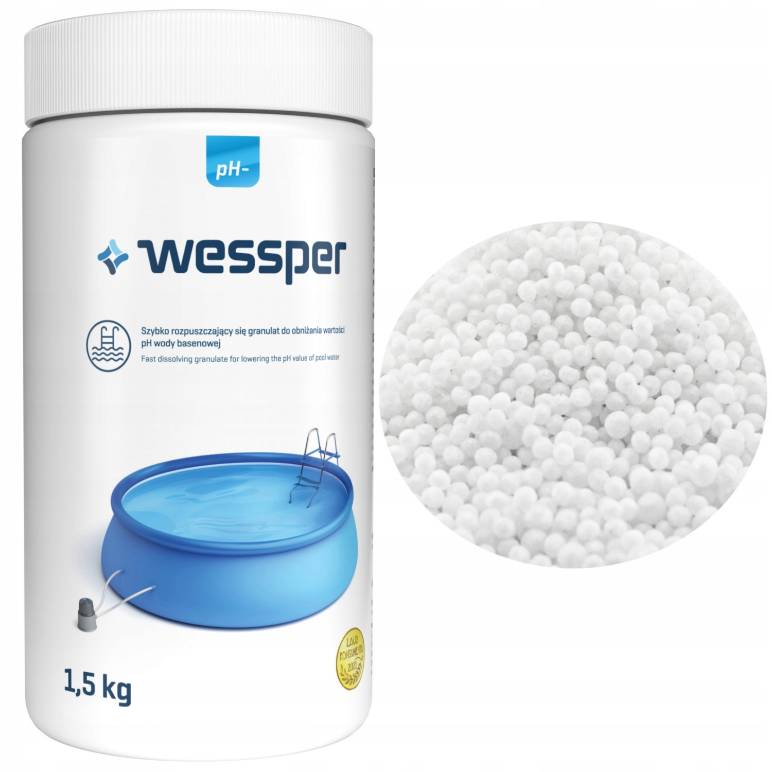

Ph- Minus Do Basenu Granulat Chemia Basenowa 1,5KG