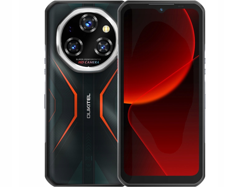 Smartfon Oukitel WP55 5G 12/256GB 6.6" 120Hz Pomarańczowy