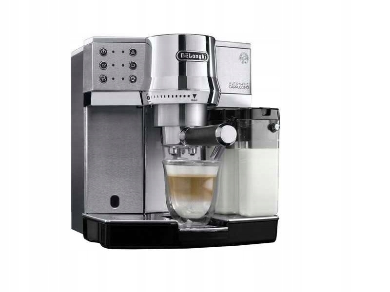 Kolbový kávovar na espresso De'Longhi Ec 850.M 1450 W strieborný/sivý