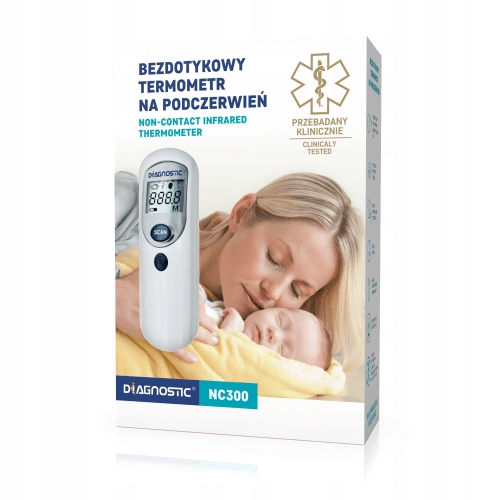 

Termometr bezdotykowy dla dzieci Diagnostic NC300