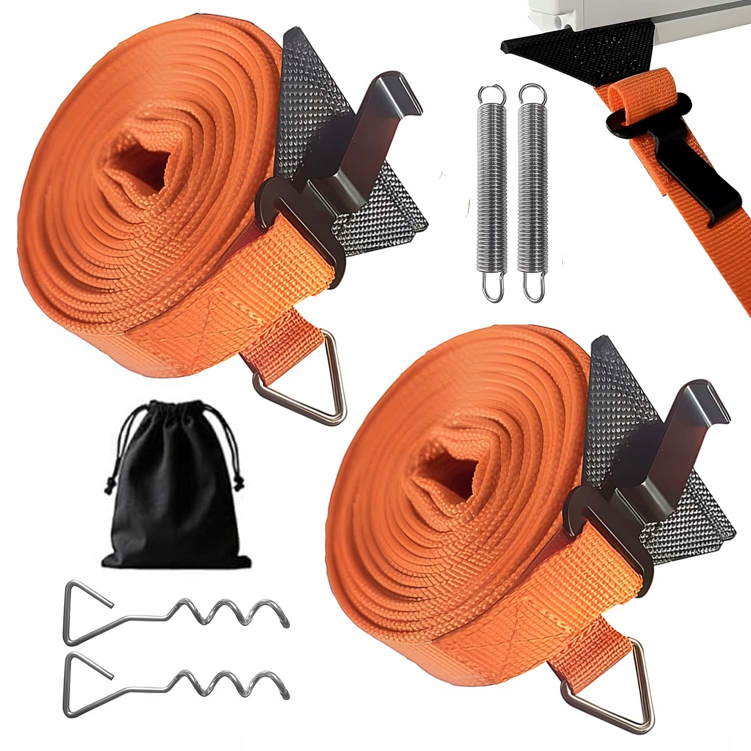 Sada Protivětrných Pásů Pro Markýzu 2V1 Během Piknikových Výletů