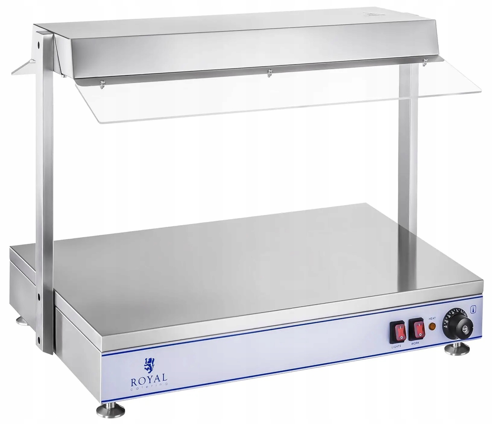 Płyta grzewcza 1100W 70x50 cm 2 halogeny Royal Catering RCHP-70 10010382