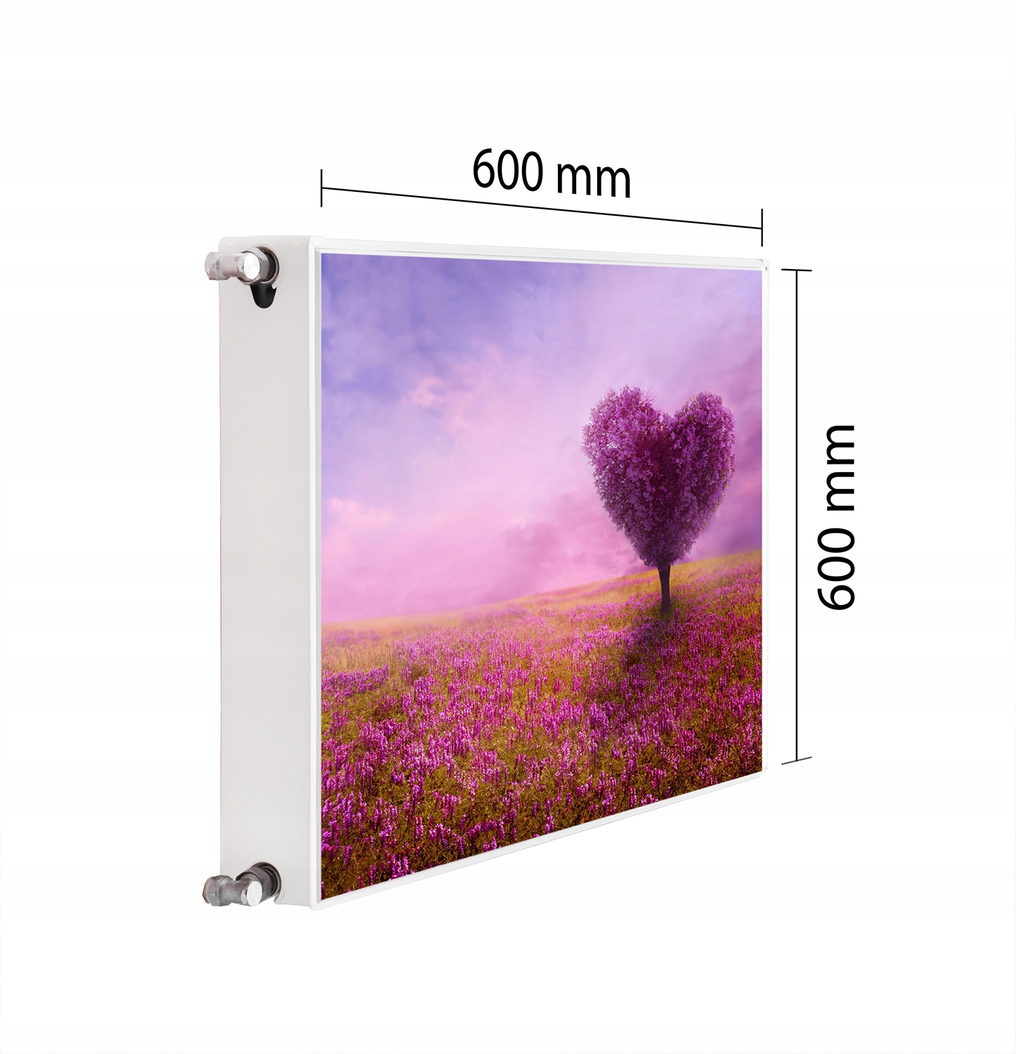 Magnetická Krytka Na Radiátor 60x60 Dřevo Podložka Magnet