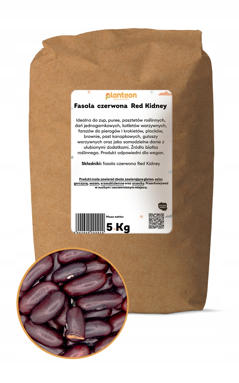 Levně Červené fazole Red Kidney 5 kg příchuť mexické kuchyně