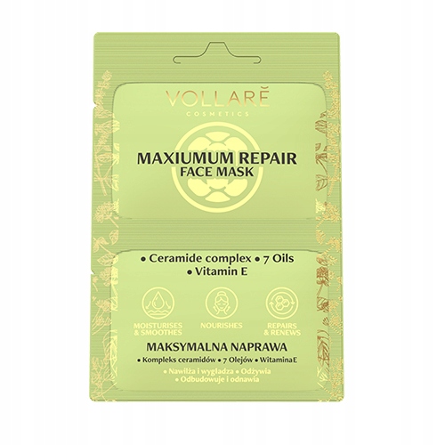

Vollare Maska do twarzy Maksymalna Naprawa 2x5ml