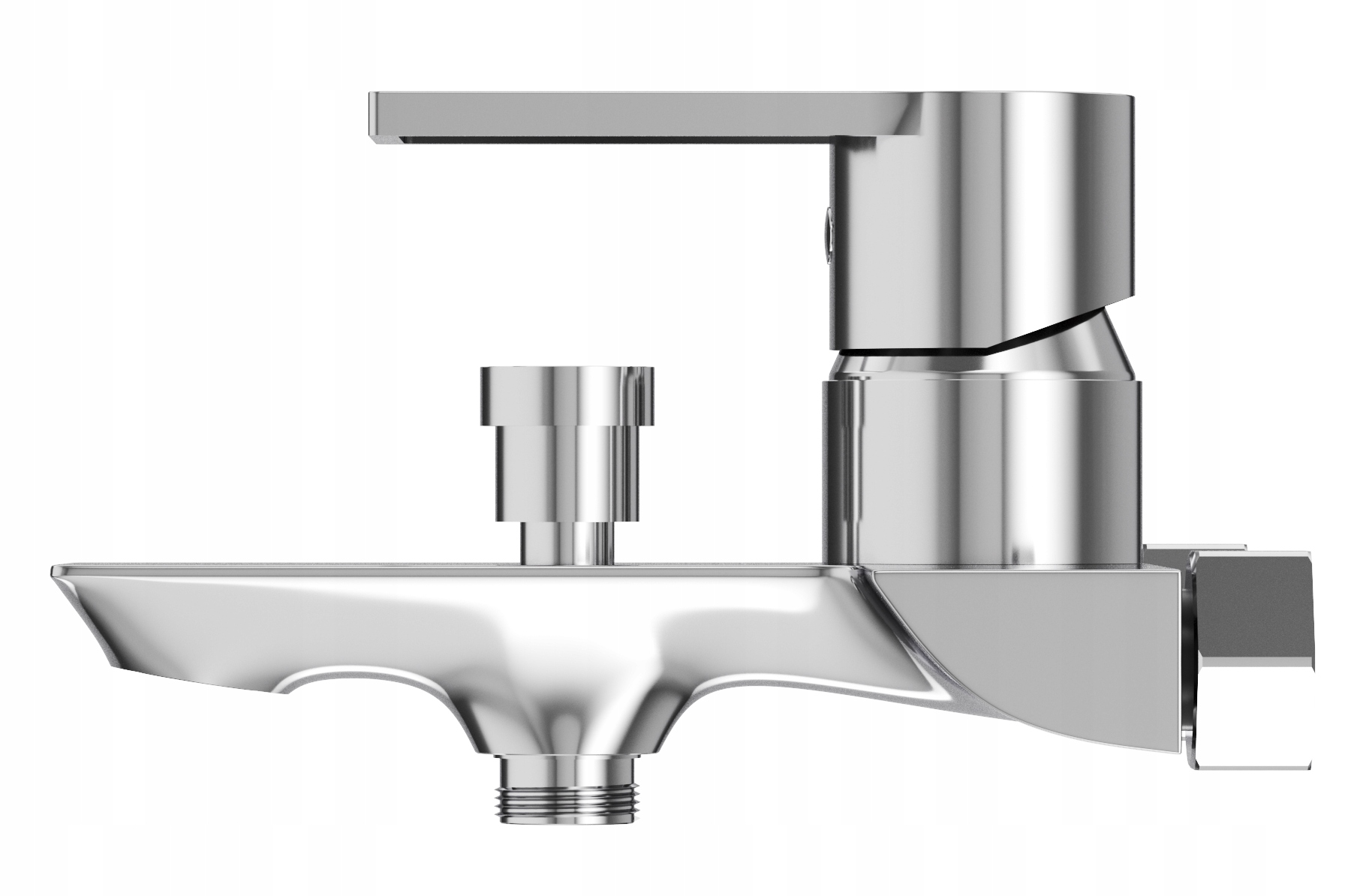 Vaňová A Sprchová Batéria, Chróm, Kúpeľňový Kohútik, Mosadzná Armáda