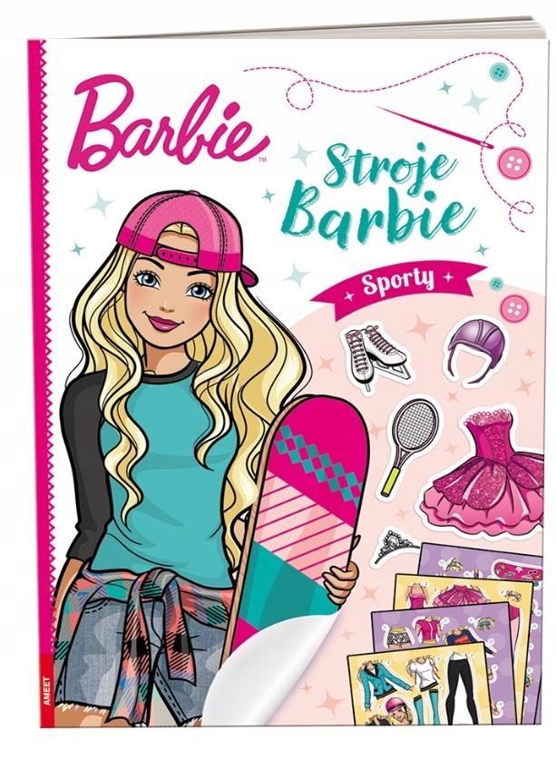 BARBIE STROJE BARBIE SPORTY ROB1103 OPRACOWANIA...