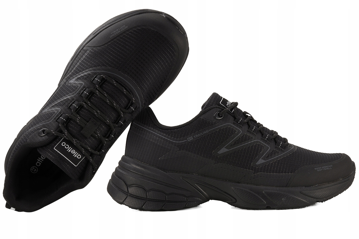 Atletico VB17569 Pánská Softshellová Sportovní Obuv, černá, 44