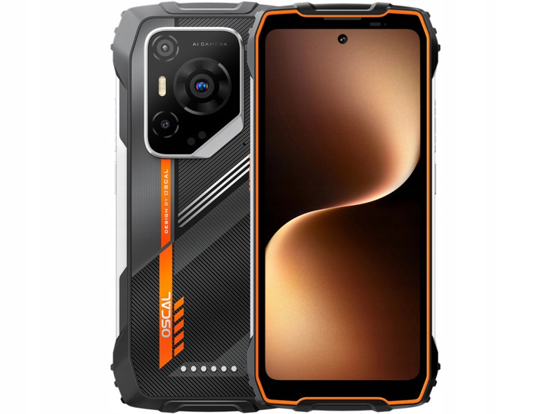 Smartfon Oscal Pilot 3 5G 12/256GB 6.78" 120Hz Pomarańczowy