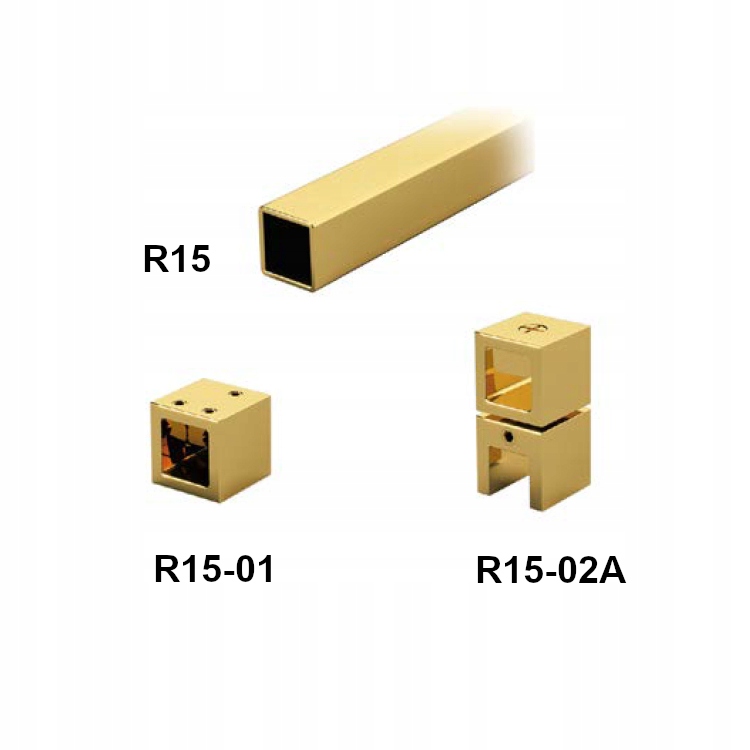 Stabilizátor tyčí Držák L= 100 cm sada Zlatý Lesk