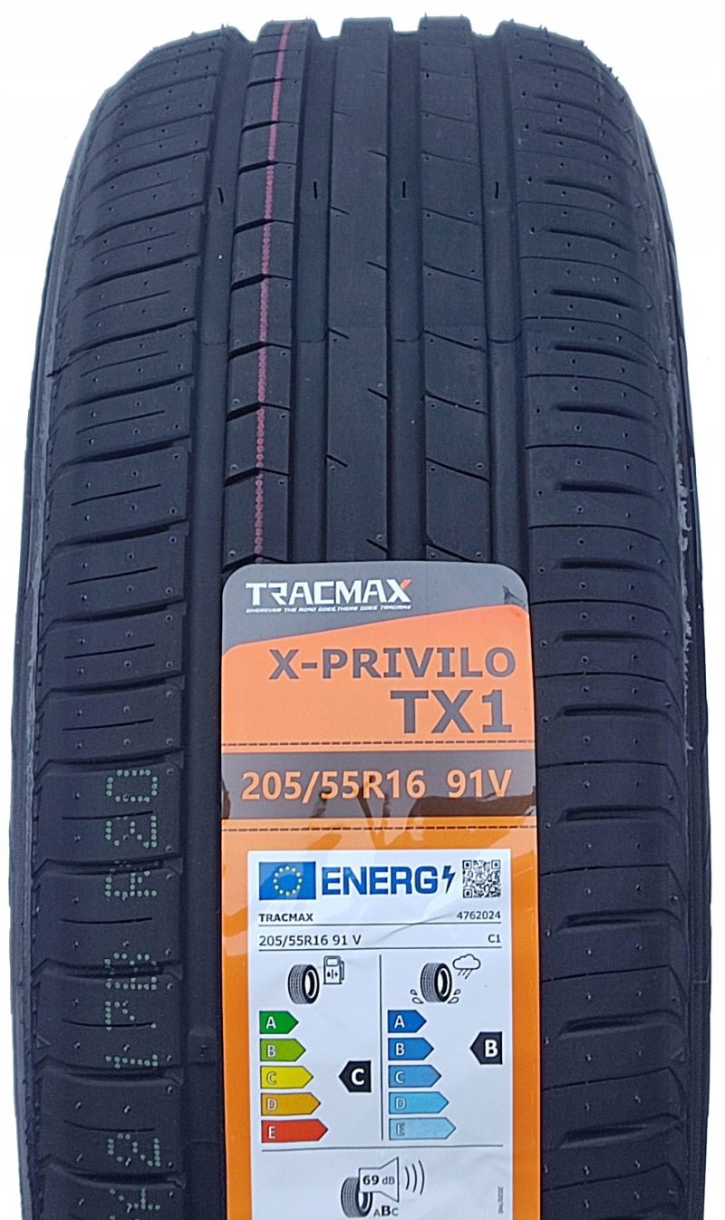 4x 205/55r16 opony letnie nowe ciche C B 69dB 2026