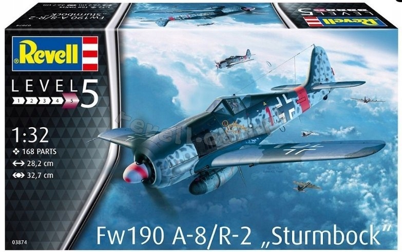 Model do sklejania Revell Fw190 A-8 Sturmbock