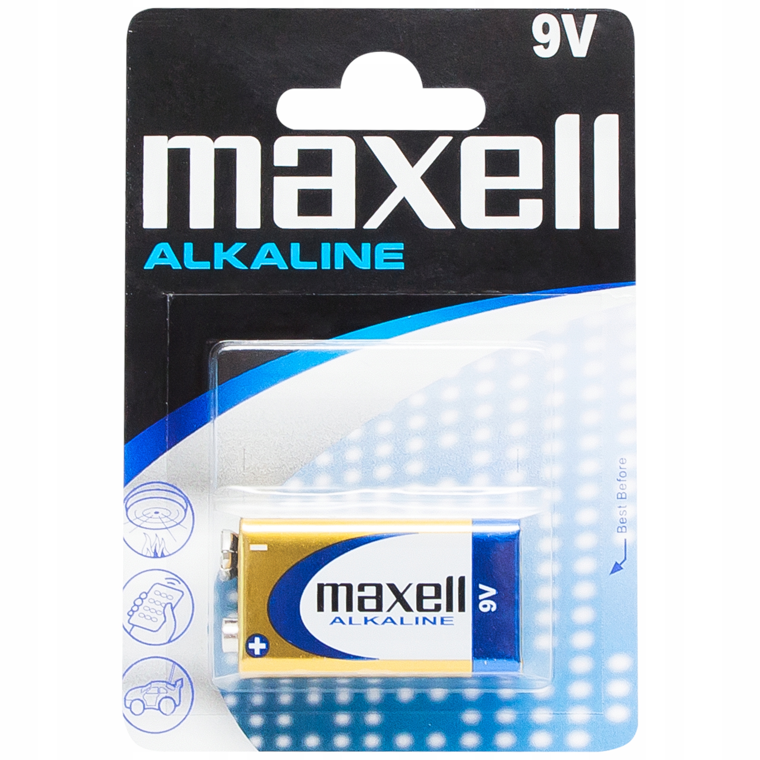 

Bateria alkaliczna 9V 6LR61 Maxell 1 szt blister