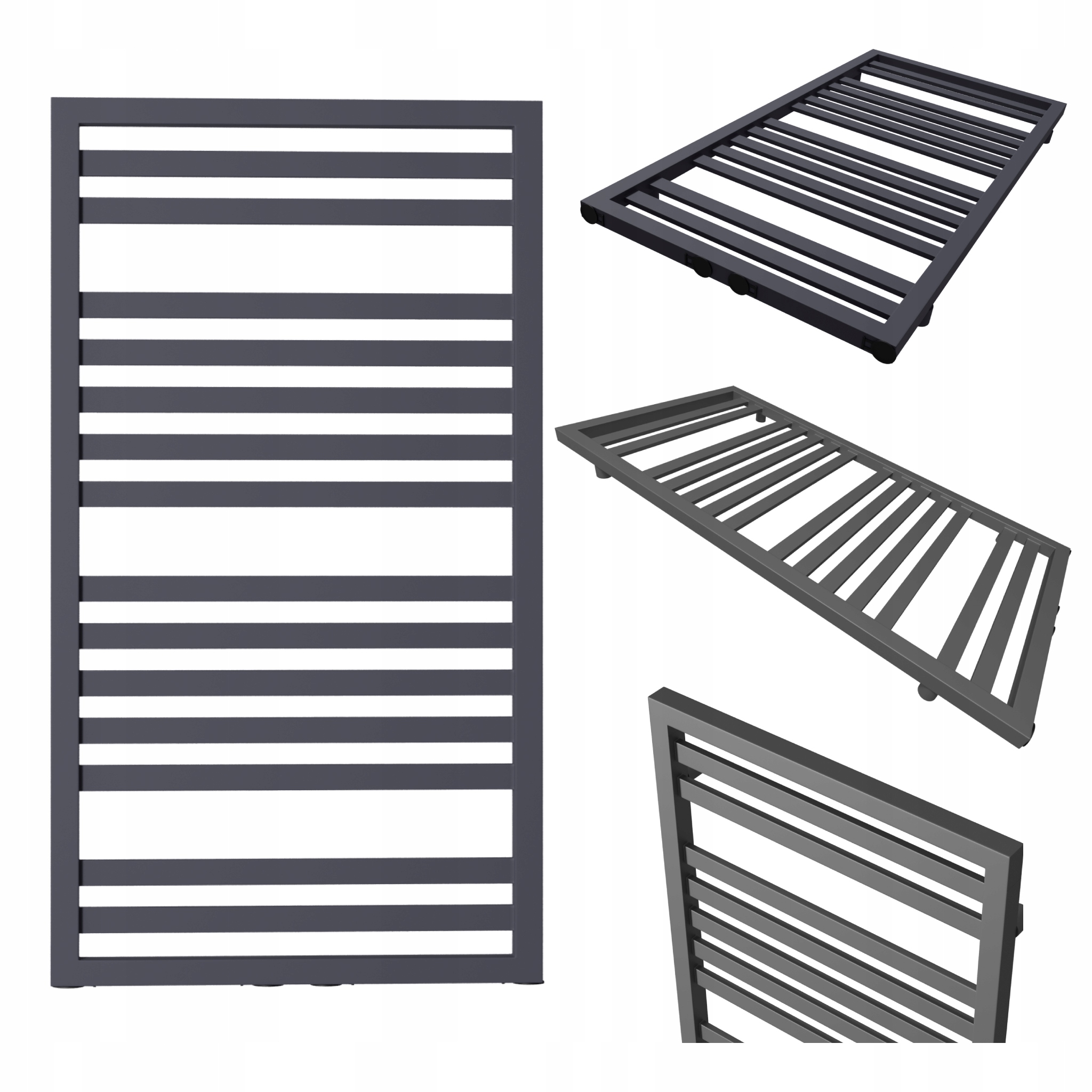 Koupelnový radiátor Pro-term 980x530 Grafit