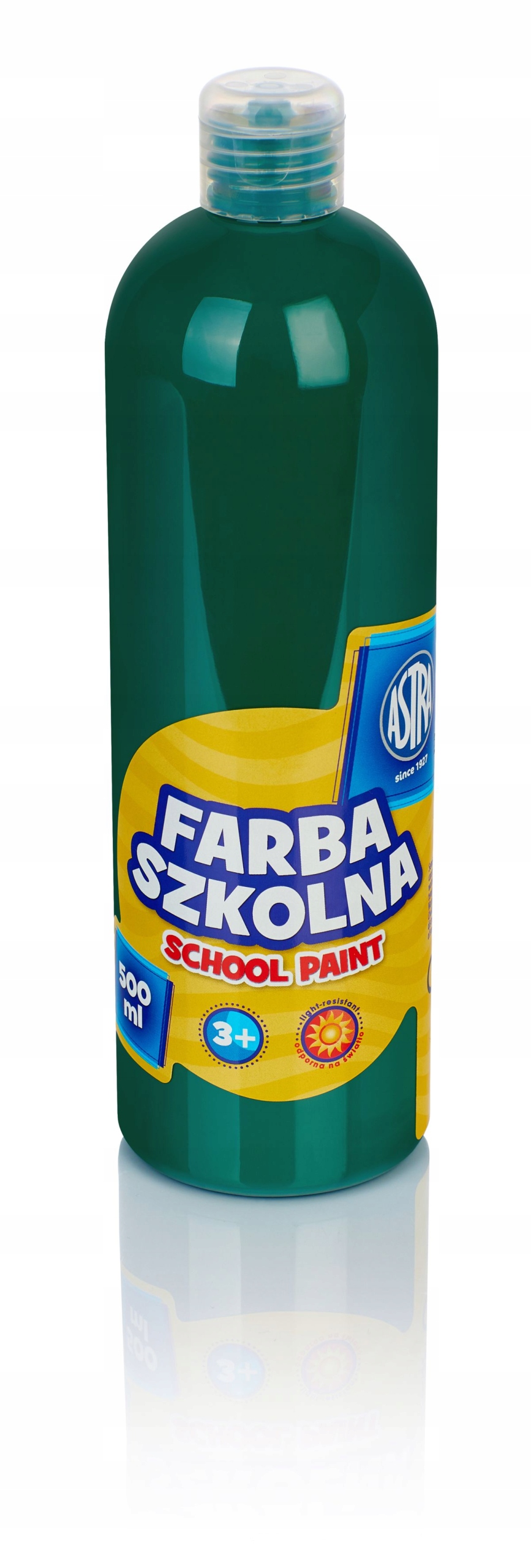 

Farba szkolna 500ml Astra Ciemnozielona 301109005