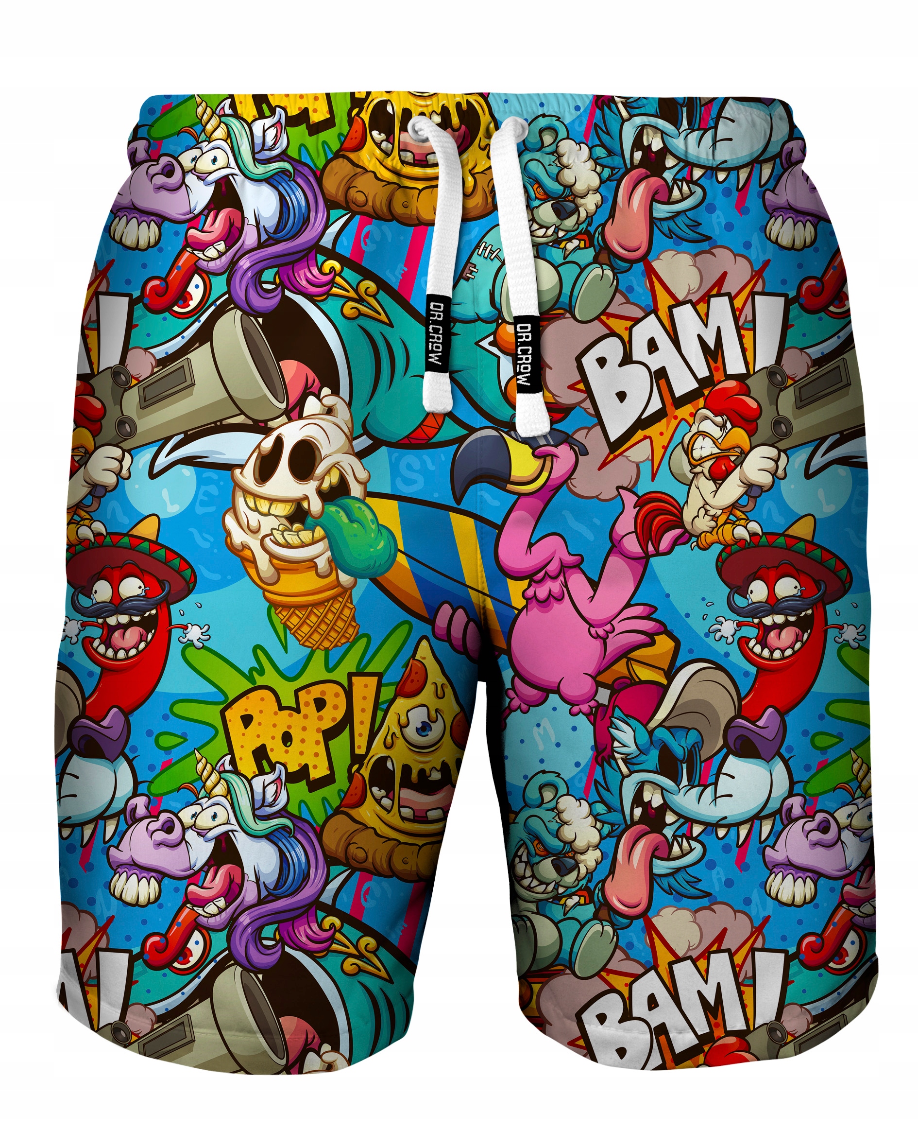 

Szorty Kąpielówki Plażowe Fullprint Cartoon 2XL