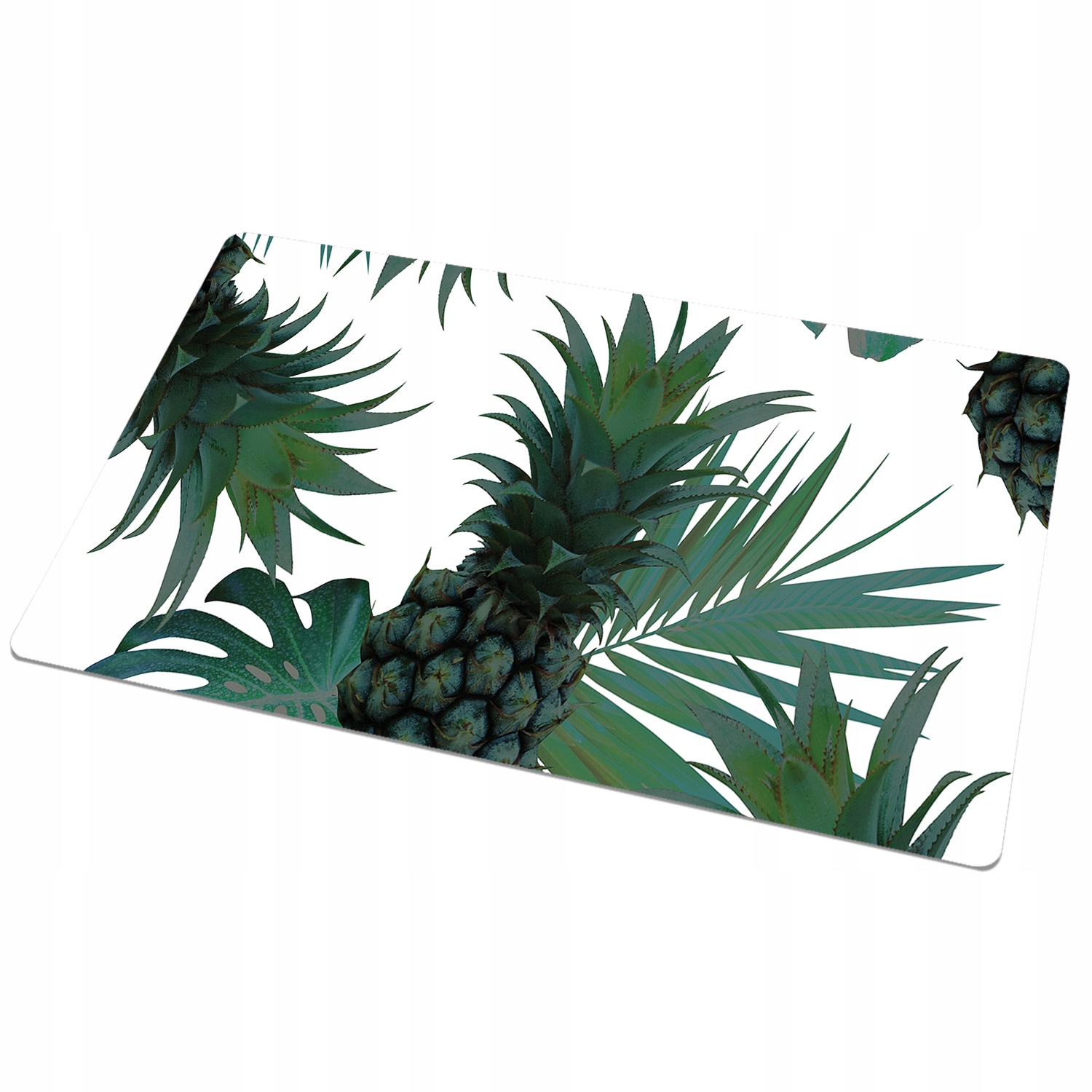 Do pokoju dziecka mata na biurko Zielone ananasy