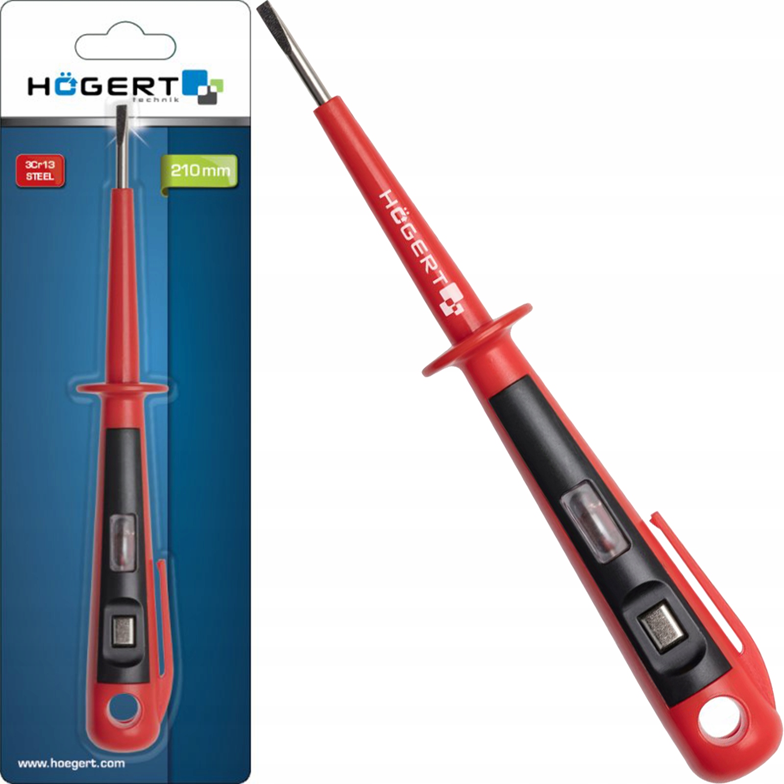 Próbnik Próbówka Tester Napięcia 150mm Hoegert