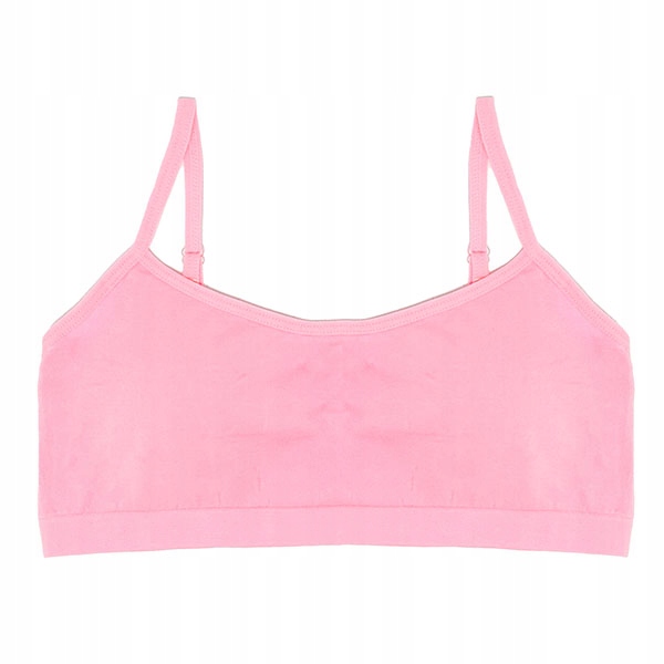 

6346 Pink Różowy Biustonosz Dziecięcy S 36