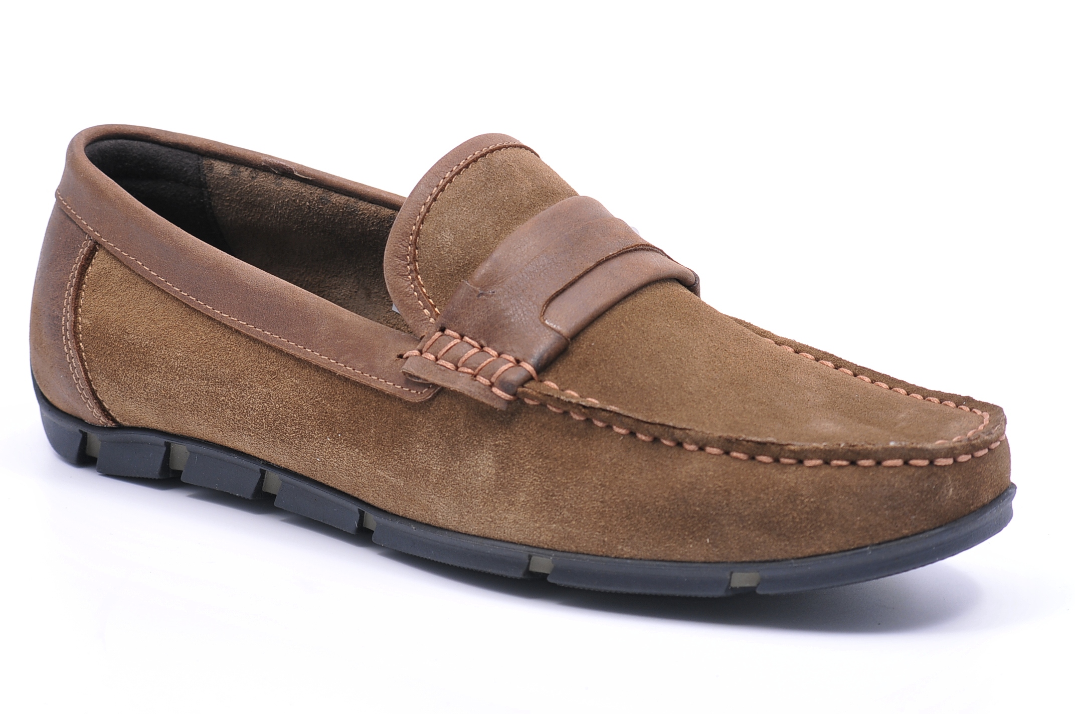 Mokasíny Krisbut 5666-3-9 olivové barvy Velikost 42