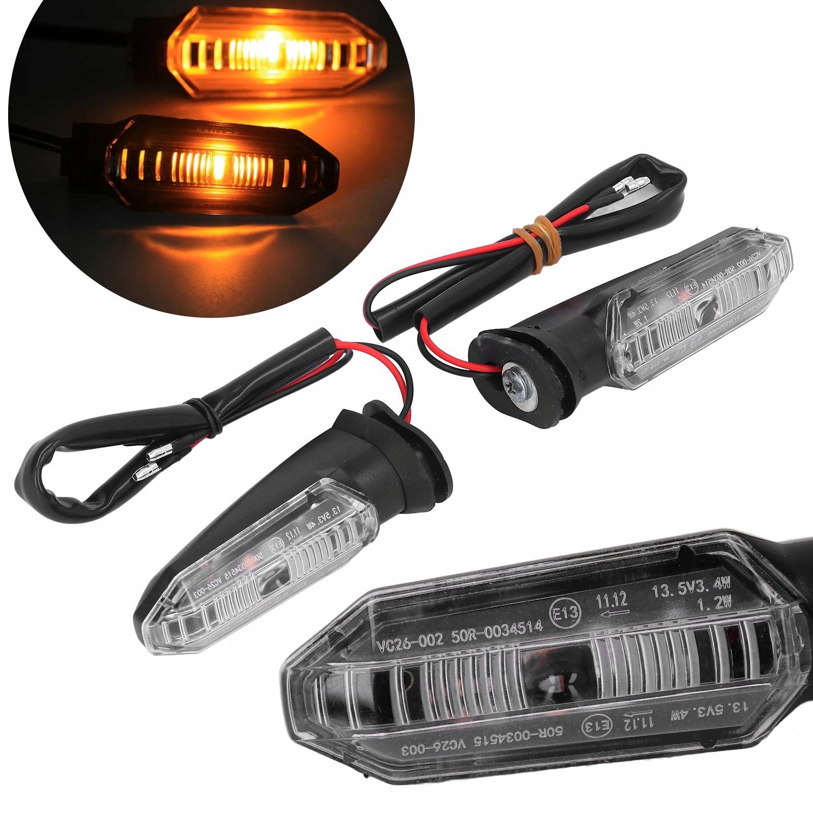 Kierunkowskazy led Motocyklowe 12V Do Modeli RS150, XRE300, CRF300, X-adv