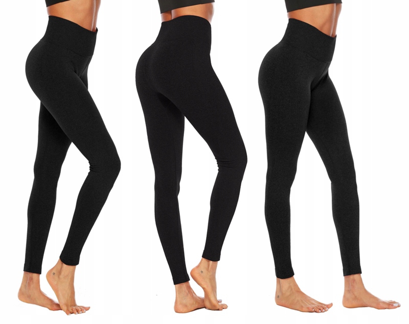 Legginsy SPORTOWE fitness WYSOKI STAN modelujące Rozmiar S
