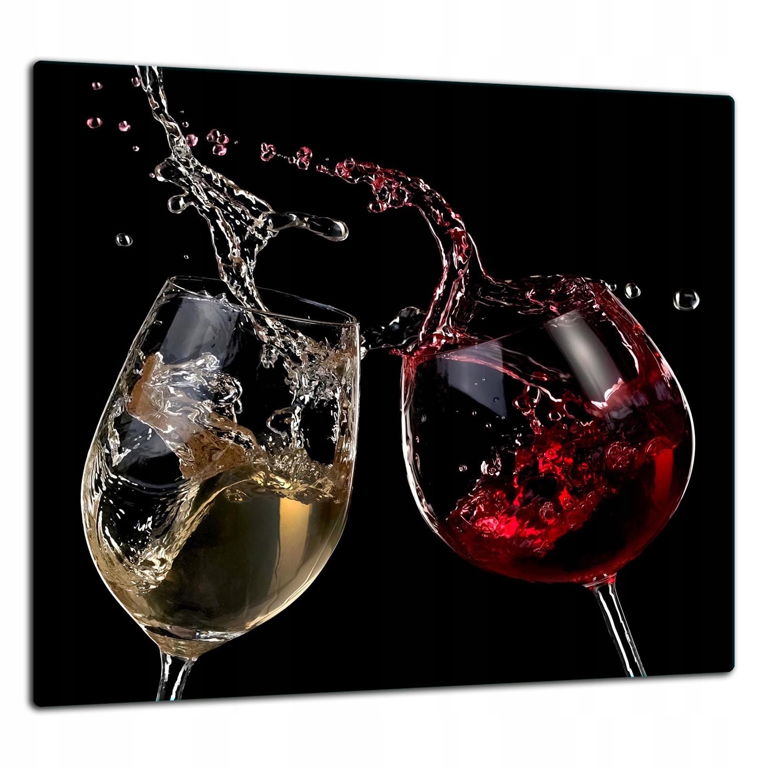 7v1 Skleněná Ochranná Deska Panel Lepidlo 65x60 Víno