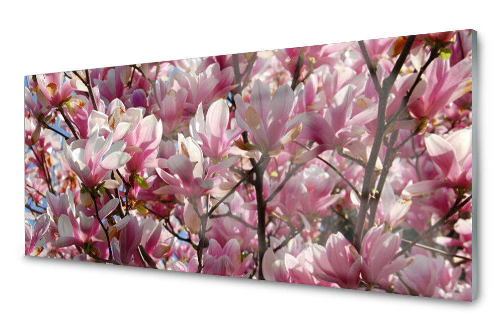 

Panel szklany do kuchni Kwiaty Roślina 125x50