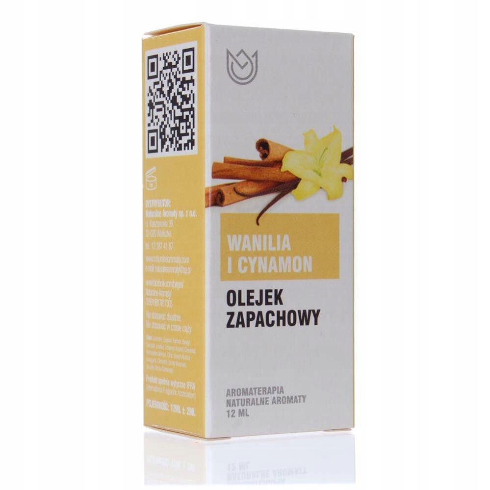 

Naturalne Aromaty olejek Wanilia I Cynamon 12ml
