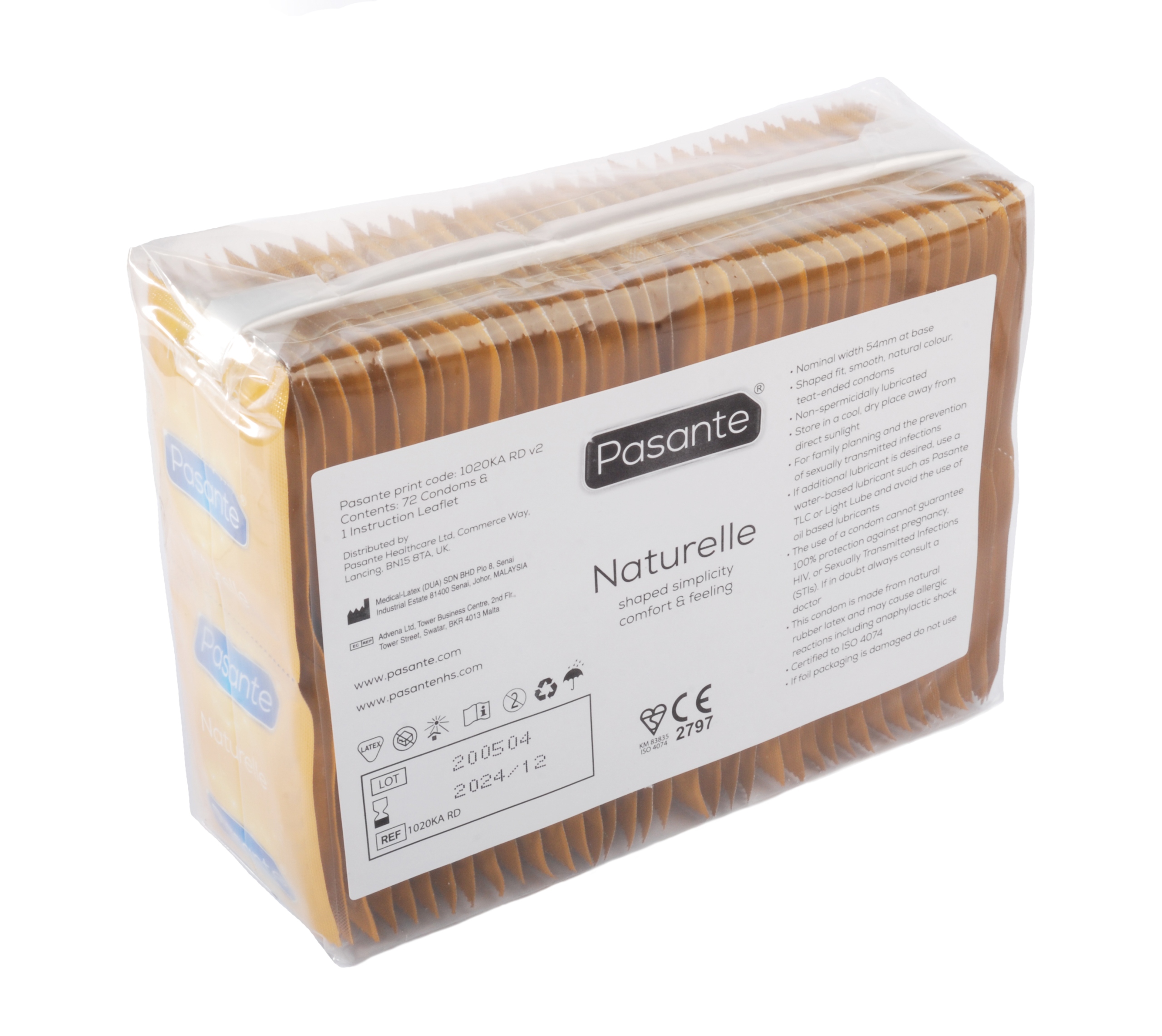 

Prezerwatywy Pasante Naturelle 72 Sztuki