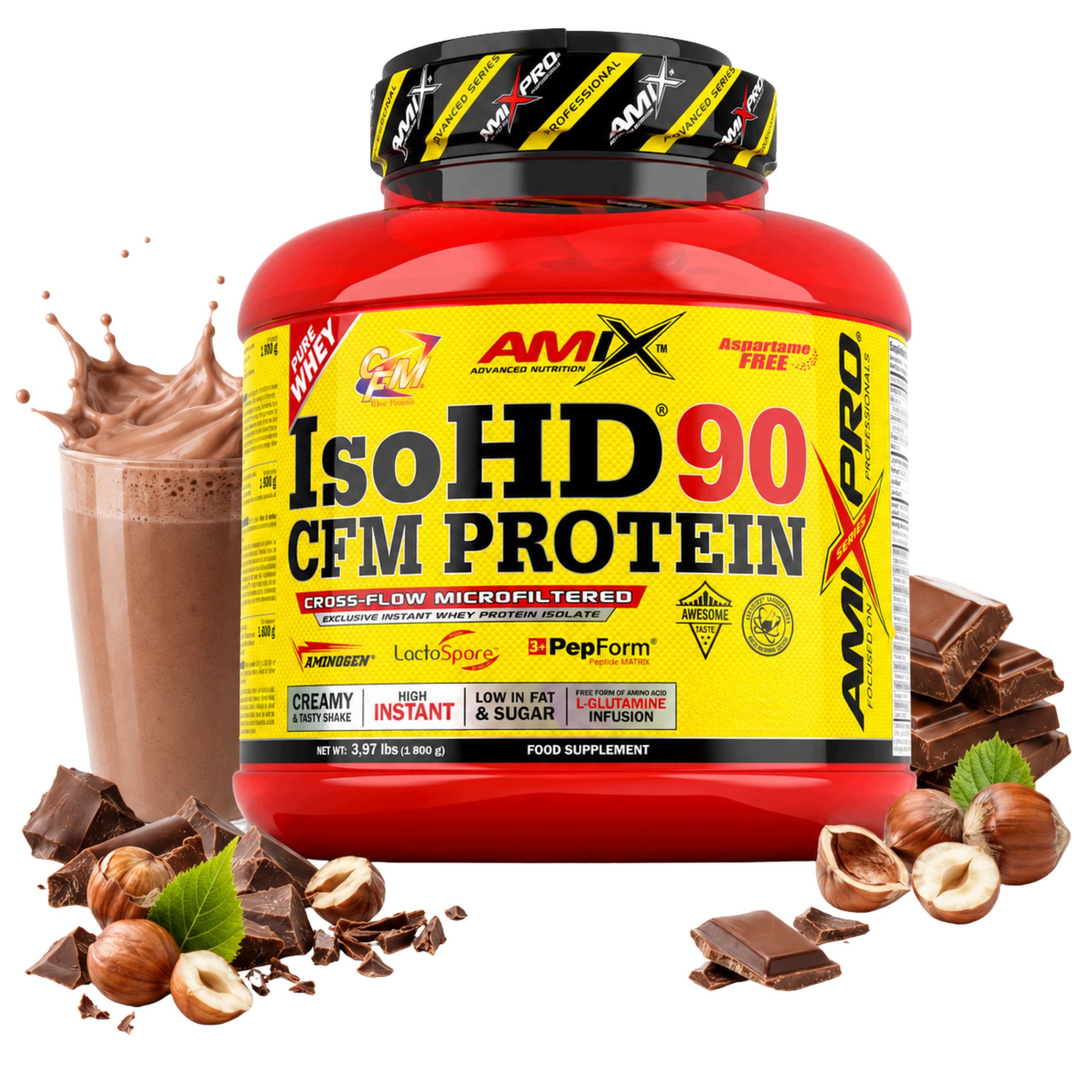 Proteinový Izolát Syrovátky Proteinový koktejl na redukci bílkovin Wpi Amix IsoHd