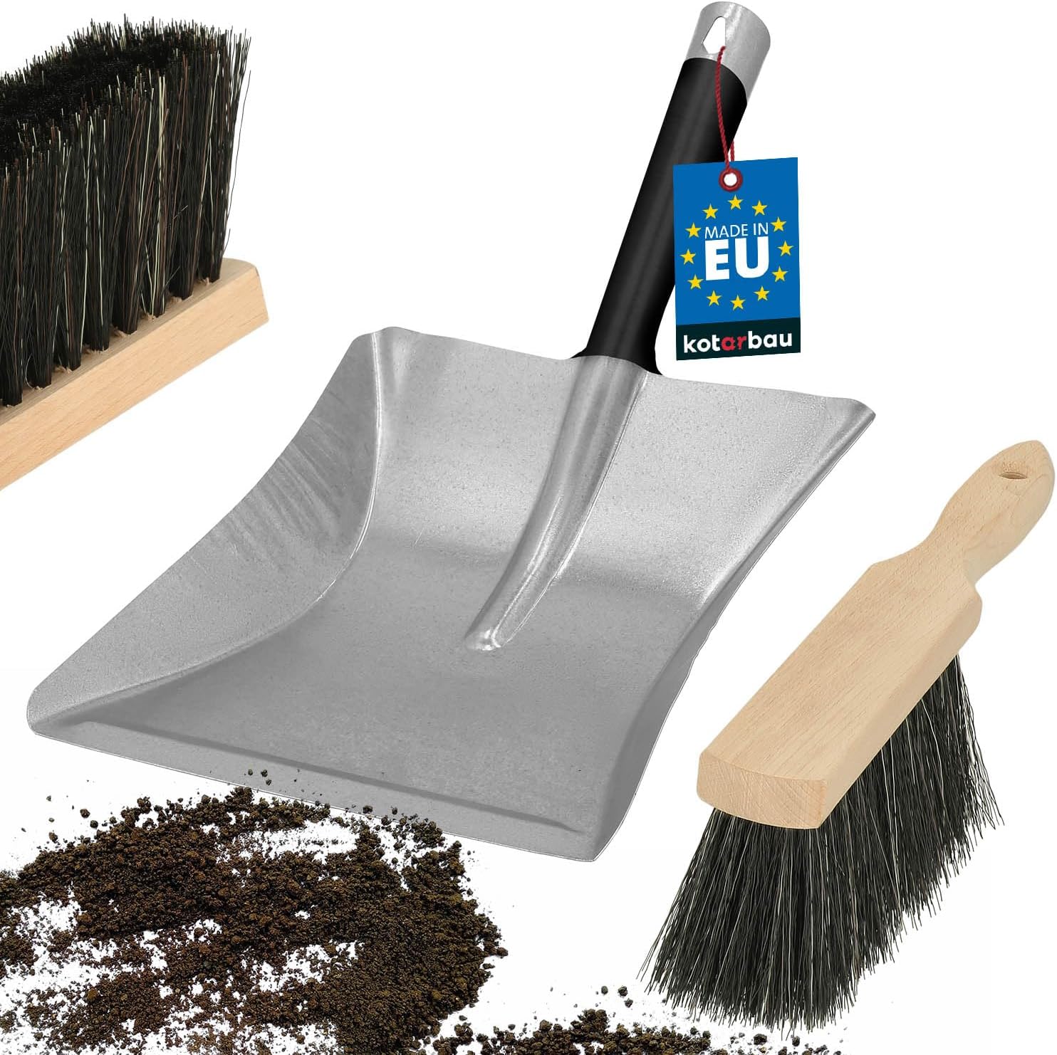 Kotarbau Sada Lopatka Metla Ocel Pozinkovaný Popel Prach Dům Terasa