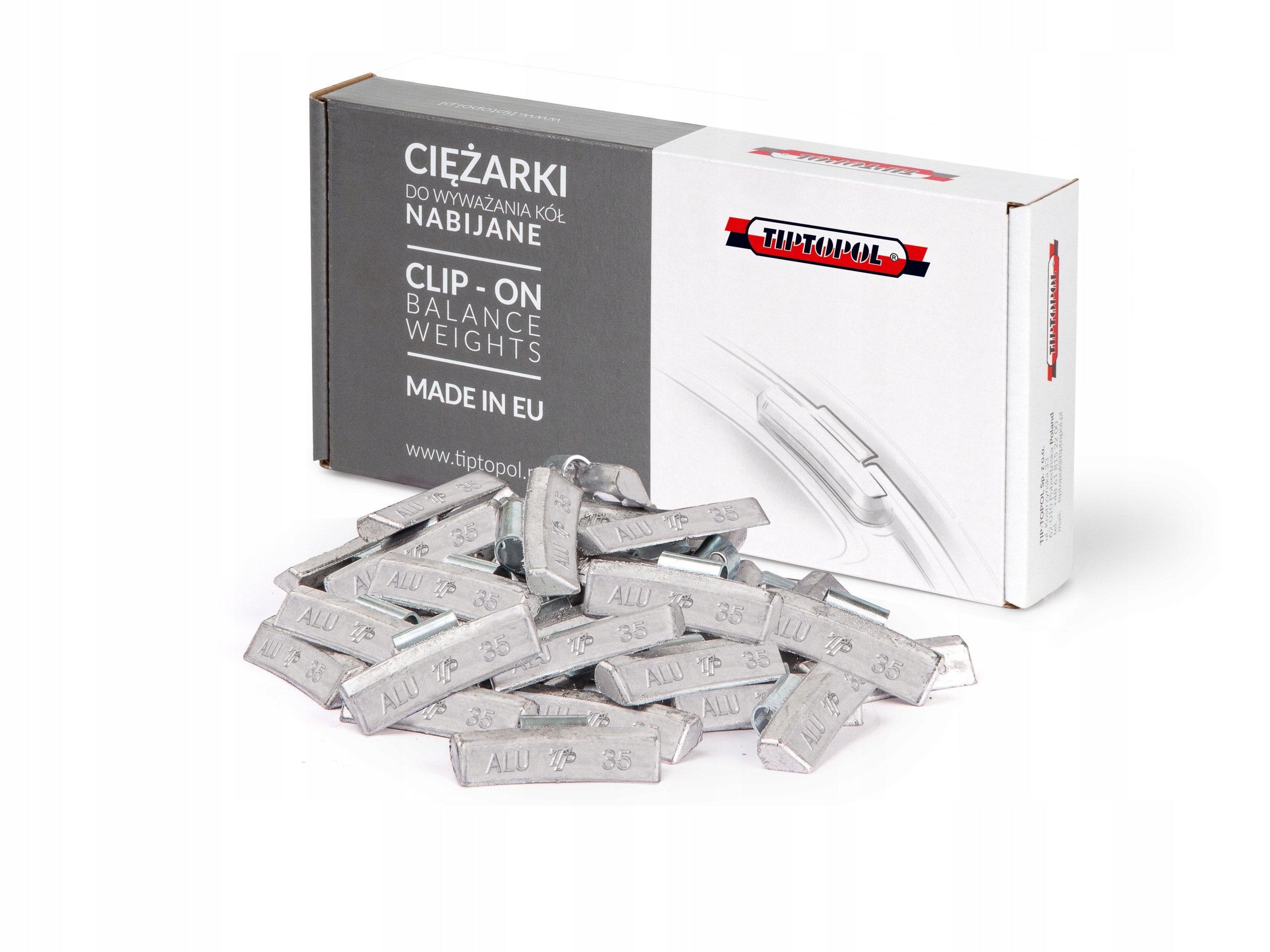 Ciezarek olowiany ALU 30g nabijany na obrecz alu Producent code TPALU 030