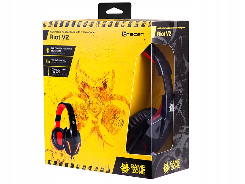 Słuchawki nauszne Tracer Battle Heroes Riot V2 Rodzaj słuchawek nauszne