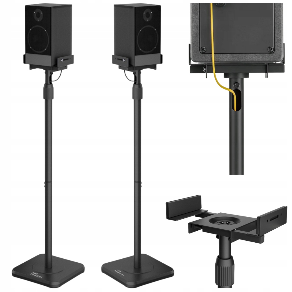 Stojaki podłogowe do głośników kolumn Regulowane Uniwersalne 2szt.