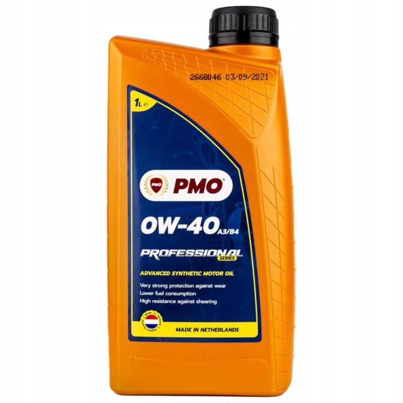 

Pmo Professional A3/B4 0w40 1L syntetyczny olej
