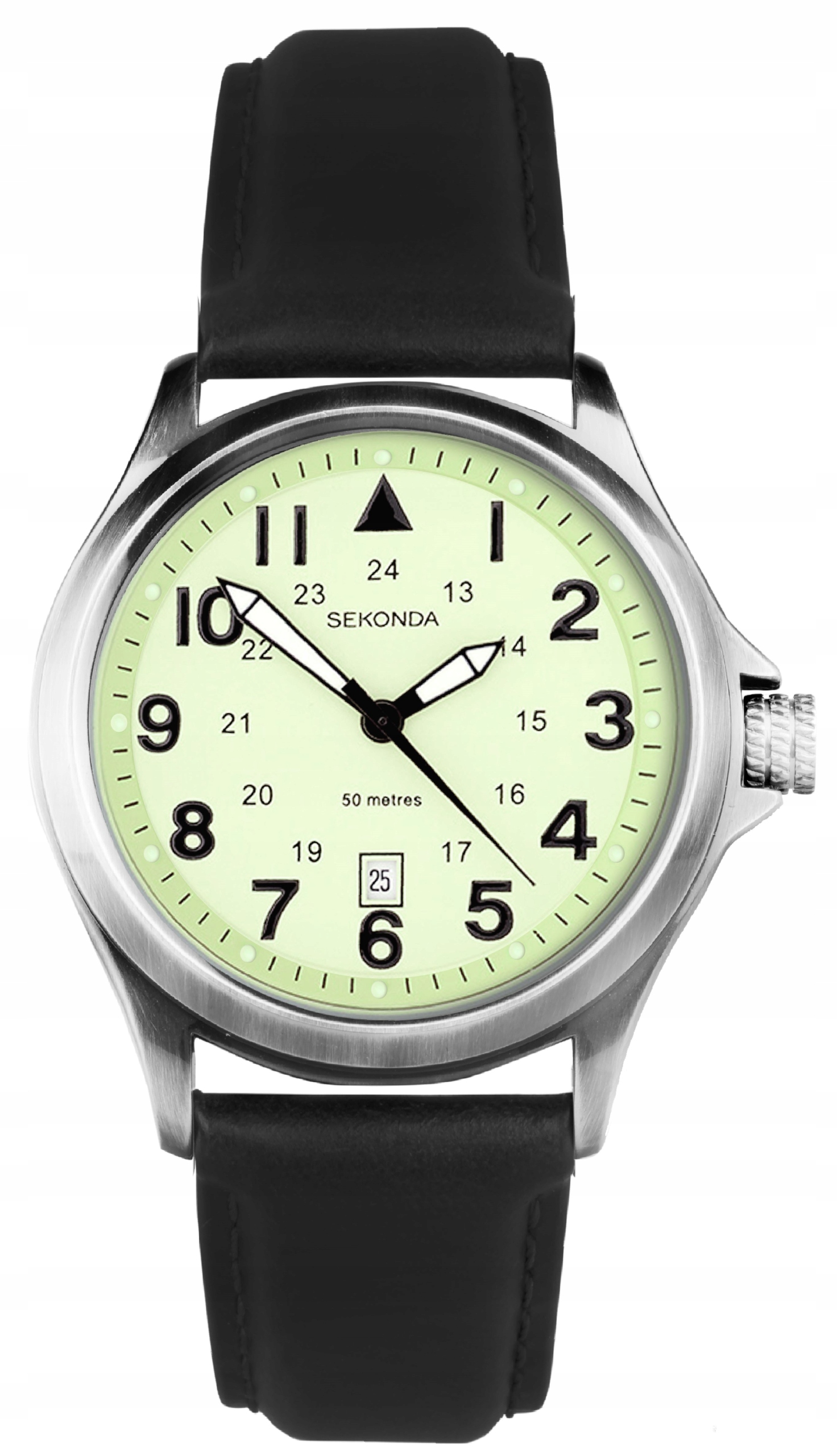 Pánské hodinky Sekonda 30094 stříbrné, černá, křemenná klasika