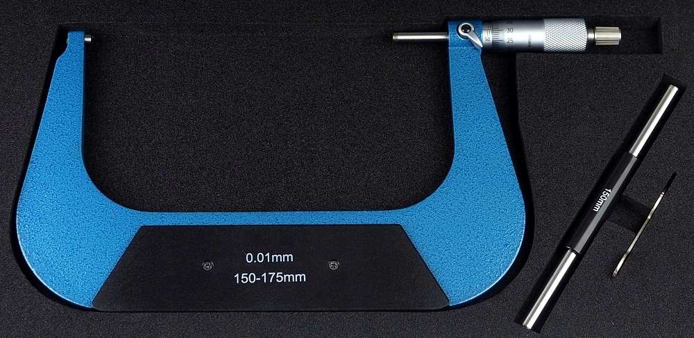 Mikrometr zewnętrzny noniuszowy 150-175 0,01 DIN86 Marka KNS