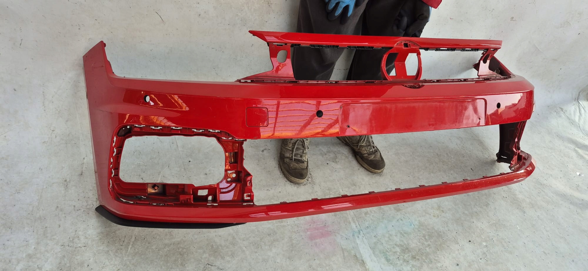VW POLO VI 6 2G GTI 17-21 bumper front front 6XPDC