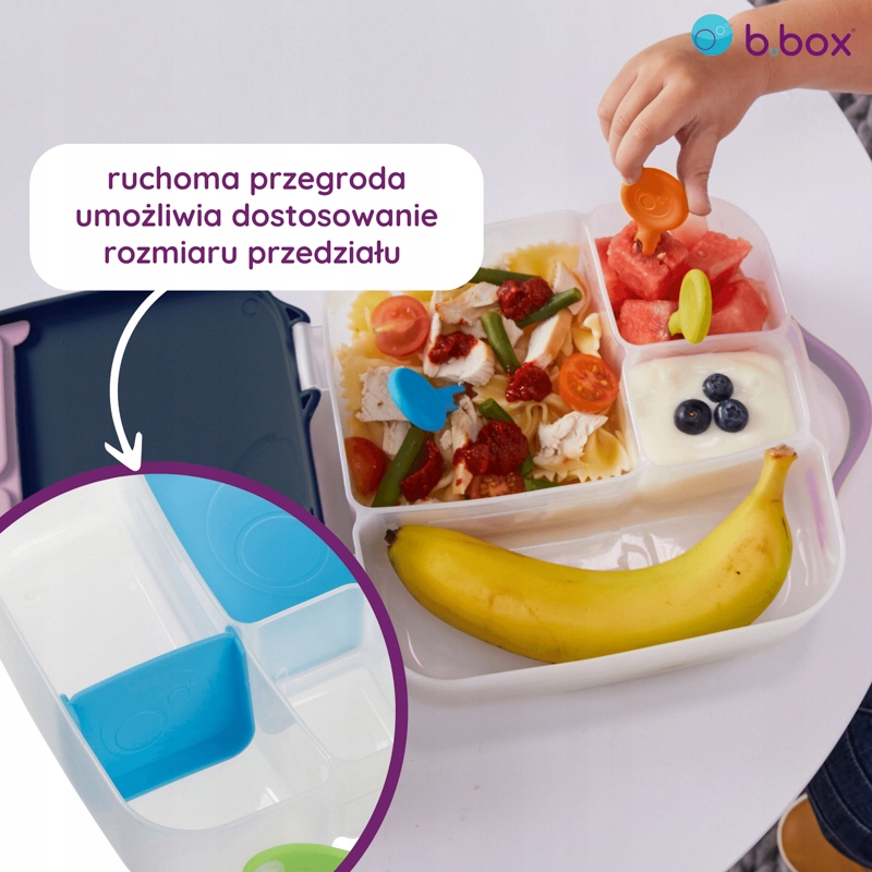 Lunchbox B.Box Lilac+bidon Wave Sistema TURKUS bbox z pojemnikiem Marka B.box
