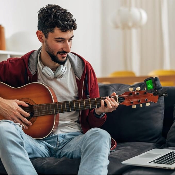 TUNER STROIK GITAROWY CHROMATYCZNY + bateria CR2032 Rodzaj tuner