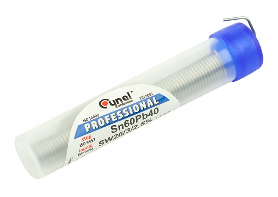 Cyna do lutowania z topnikiem Elektroniki Polska