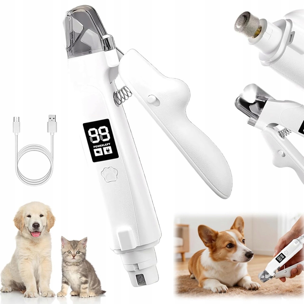 Levně 2V1 Velké Kleštičky Na Drápky Pro Velkého Psa Led Pilník