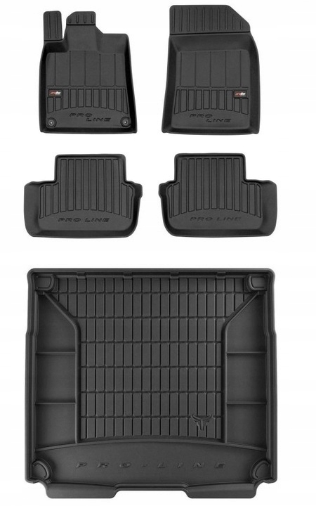 Set 3D gumové rohože Peugeot 407 Kombi 2004-2011