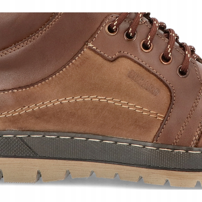 TRZEWIKI PÓŁBUTY ZIMOWE POLSKIE OCIEPLANE SKÓRA 171 CBR R 42 Materiał zewnętrzny skóra naturalna