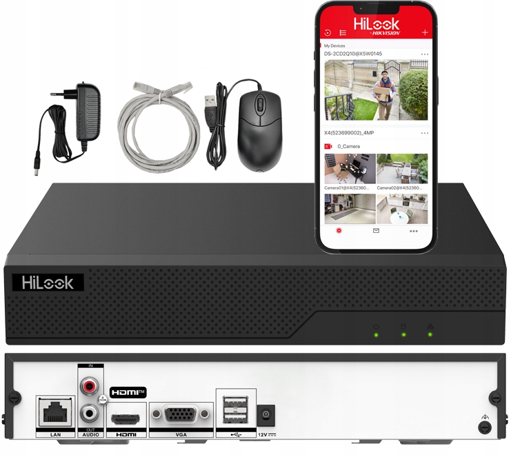 Ip rekordér HiLook by Hikvision 8ch až 8Mpx 4K NVR-108MH-C(E) Aplikace