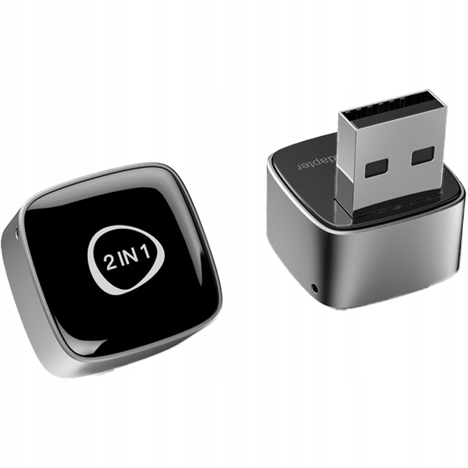 Adapter XENSO M5 Bezprzewodowy CarPlay Android Auto Czarny