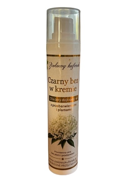 Krém Černý Bez Plus 50 ML Ziołowy Kufřík Na Přebrvy S Niacinamidem