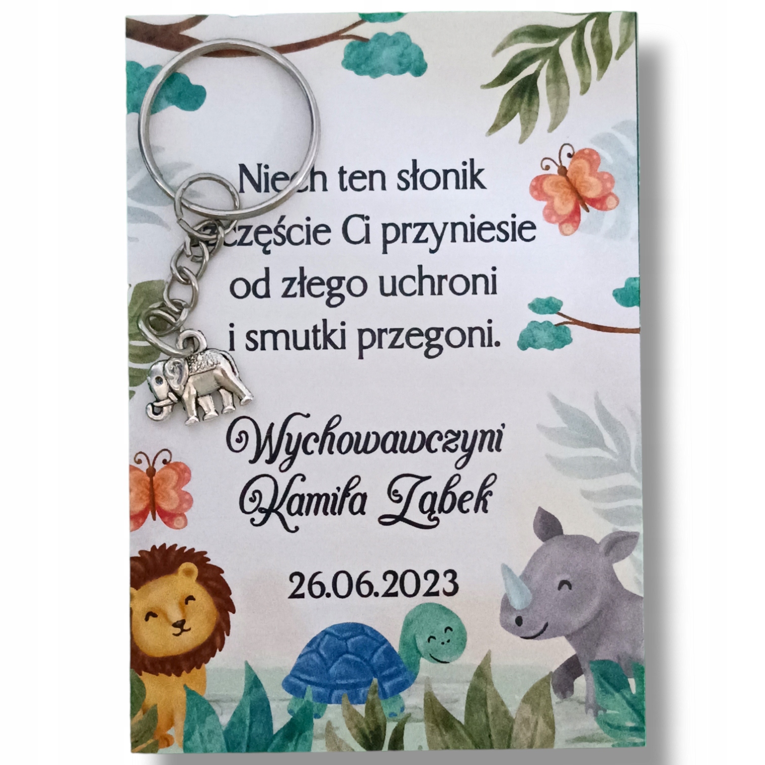 

na zakończenie roku przedszkola słonik